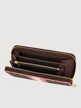 Eugenia Monogram Zipper Long Wallet