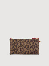 Adriana Monogram Large Zipper Long Wallet