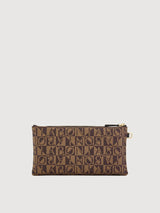 Adriana Monogram Large Zipper Long Wallet