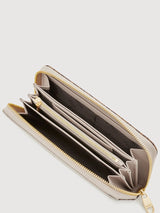 Angela Monogram Long Zipper Wallet