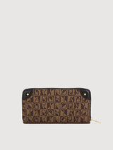 Lita Monogram Long Zipper Wallet