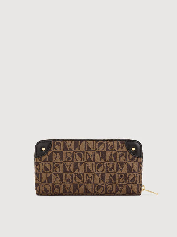 Lita Monogram Long Zipper Wallet