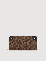 Lita Monogram Long Zipper Wallet