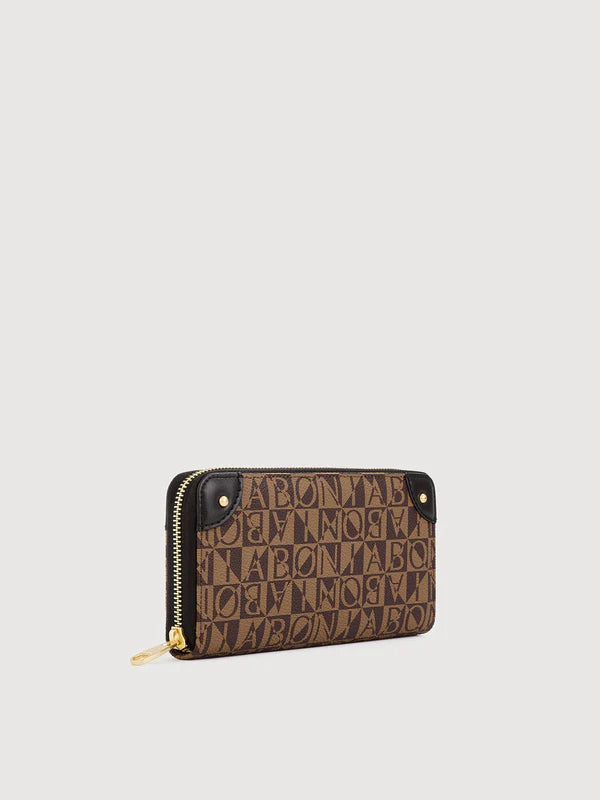 Lita Monogram Long Zipper Wallet