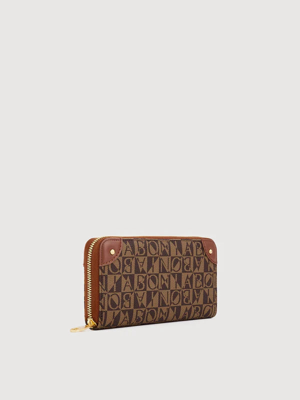 Lita Monogram Long Zipper Wallet