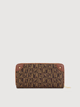 Lita Monogram Long Zipper Wallet