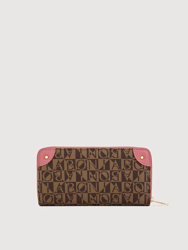 Lita Monogram Long Zipper Wallet