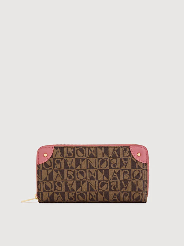 Lita Monogram Long Zipper Wallet