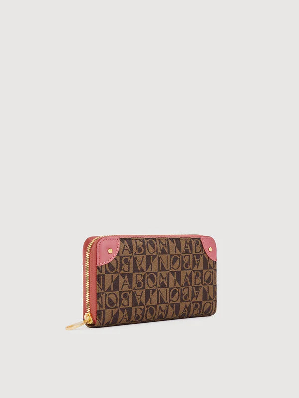 Lita Monogram Long Zipper Wallet