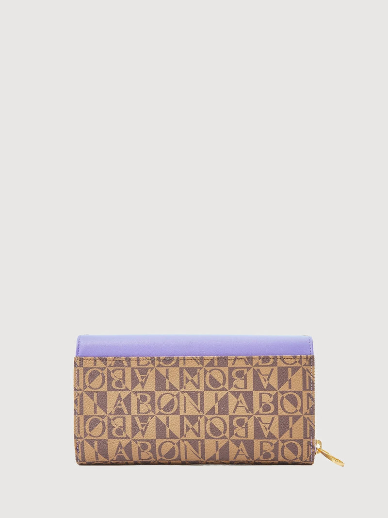 Milne Monogram 2 Fold Long Wallet