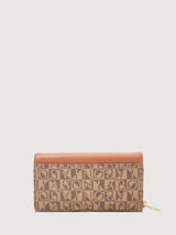 Milne Monogram 2 Fold Long Wallet