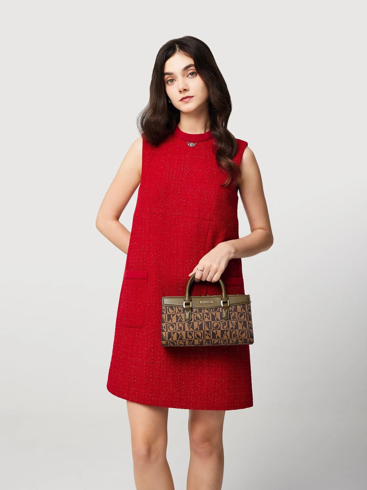 Pure Monogram Satchel Bag – BONIA Indonesia - Main Image