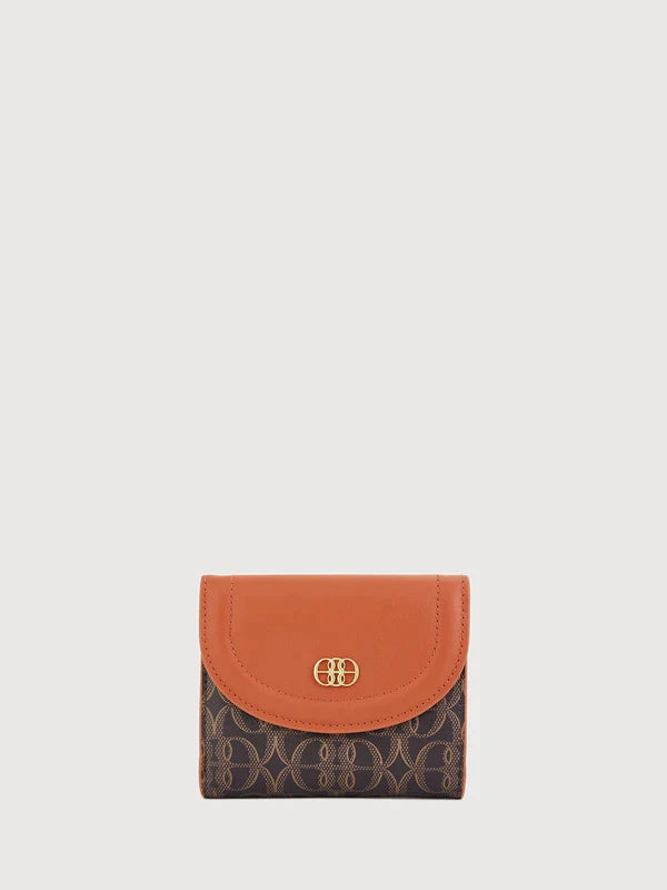 La Luna Monogram 2 Fold Short Wallet