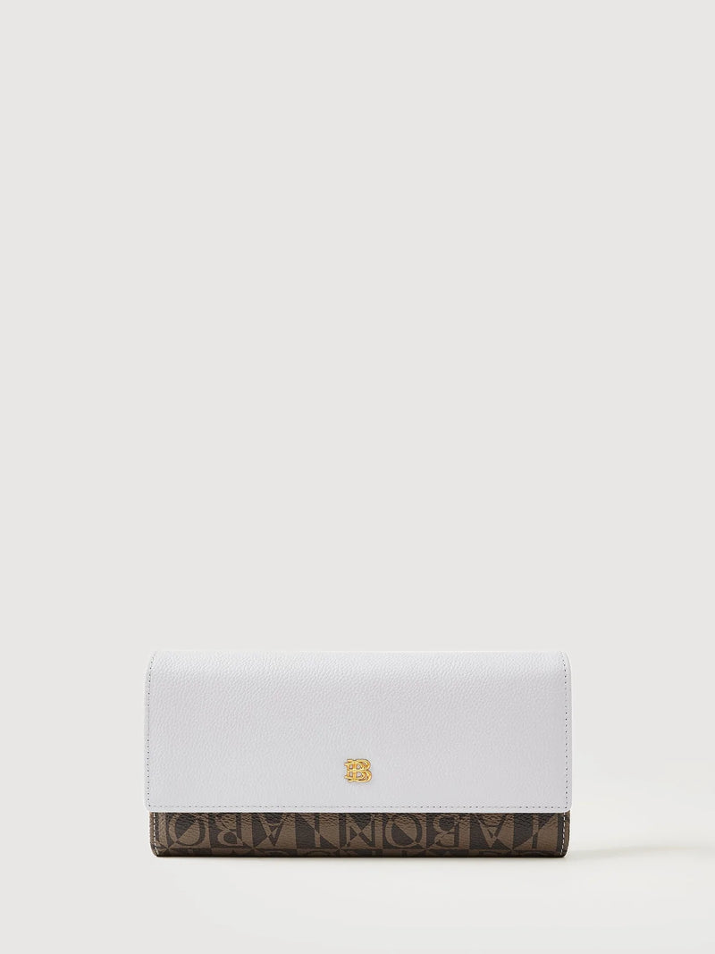 Lydia Monogram Long 3 Fold Wallet