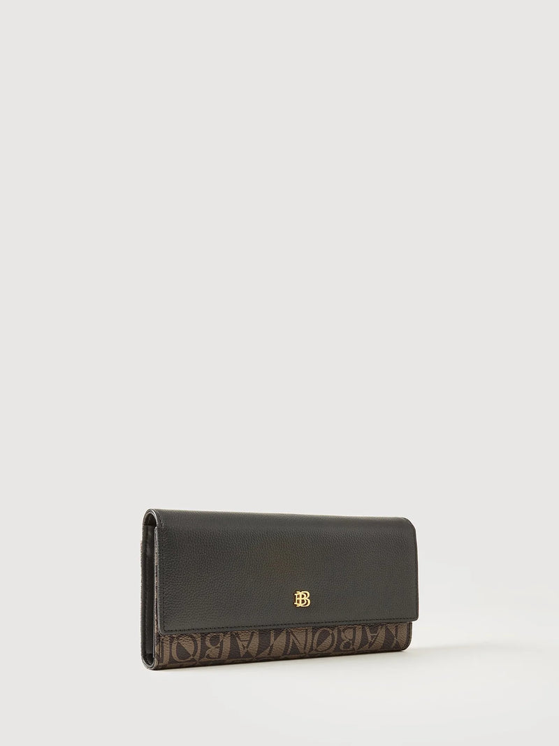 Lydia Monogram Long 3 Fold Wallet